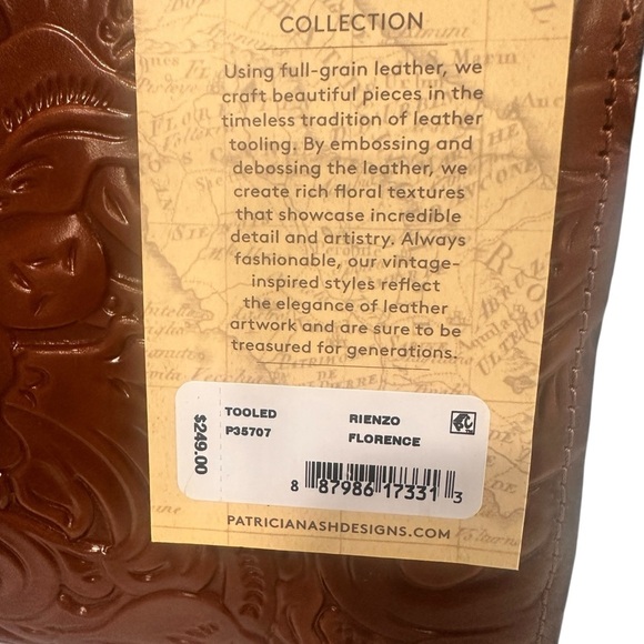 Patricia Nash Rienzo Satchel- in Florence
Embossed Leather Purse New With Tags - Picture 2 of 5